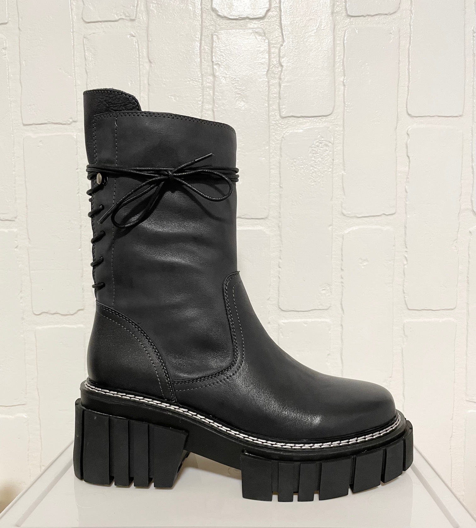 charcoal gray boots